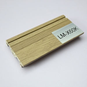 Plinthe en <span class=keywords><strong>PVC</strong></span>/WPC moderne, écologique, résistante à l'eau, pour revêtement de sol, installation facile, idéale pour hôtels - Product Image 2