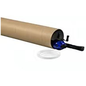 Tube d'emballage en papier kraft jetable de grande taille pour l'expédition de rails de rideaux, fabriqué par un fabricant OEM - Product Image 2