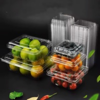 Boîte Cadeau pour Fruits Secs, Emballage Premium en Plastique Transparent avec Couvercle Verrouillable pour Noix et Amandes