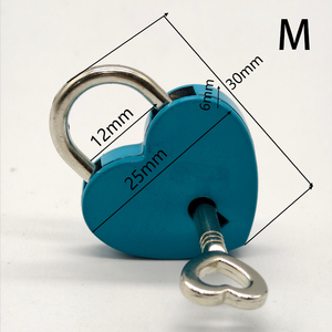 Lễ Hội Tình Yêu Khóa Hình Trái Tim Khóa Móc Hợp Kim Kẽm An Ninh Ổ Khóa Chống-Pry Thép Còng Dưới Không Thấm Nước Cho Tủ Khóa/Túi/Đám Cưới - Product Image 3