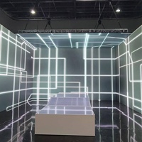 Panel de pantalla LED curvo delgado de pared LED de producción virtual fija para estudio de TV interior y pantalla de película pantalla led interior