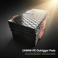Plaques de protection HDPE pour grue tout-terrain, protection antidérapante du sol, capacité de charge de 65 tonnes, fabrication sur mesure en Chine