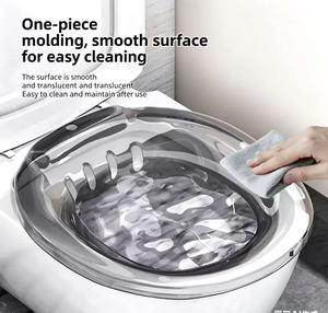 Asiento de Vapor <span class=keywords><strong>para</strong></span> Baño de Plástico Ecológico, Portátil y Duradero, Diseño Moderno <span class=keywords><strong>para</strong></span> Uso en Baño, Higiene <span class=keywords><strong>Genital</strong></span>/<span class=keywords><strong>Tratamiento</strong></span> de Hemorroides - Product Image 4