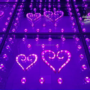 Furun usine nouveau Design couleur plancher lumineux décoration de mariage piste de danse décoration Star Avenue piste de danse éclairée par les étoiles - Product Image 4