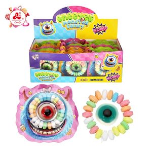 Caramelos <span class=keywords><strong>de</strong></span> Goma Suaves con Forma <span class=keywords><strong>de</strong></span> Ojo <span class=keywords><strong>de</strong></span> Monstruo y Pulsera Colorida, Caramelos Prensados - Product Image 1