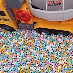 Nuevo juguete para niños, arena de piscina, piedra Artificial de colores pequeños, nanomaterial lavable, arena de colores, partículas de porcelana, piedra - Product Image 4