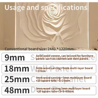 Panneau de décoration murale 3D Décoration de bureau Art Panneaux muraux de fond Décoration murale sculptée Décoration murale en feuilles Art mural pour salon