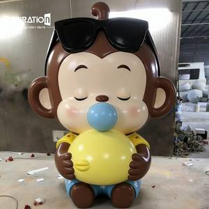 ประติมากรรมการ์ตูนไฟเบอร์กลาสขนาดใหญ่สำหรับขบวนพาเหรดเฉลิมฉลองสังคมและขบวนแห่ชุมชน - Product Image 6