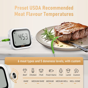 INKBIRD Termómetro de carne multifuncional con temporizador <span class=keywords><strong>Pomodoro</strong></span> con receta y sonda para cocinar a la parrilla Horno ahumador - Product Image 2