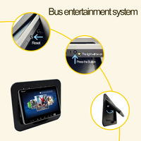 Écran tactile 9 pouces pour siège arrière de bus avec Wifi, VOD, Yu Tong, King Long, Zhong Tong et Higer