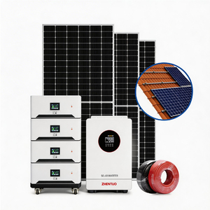 CE TUV for 5KW Off-grid MPPT Solar Power System Pure Sine Wave Inverter Lifepo4 Lithium <b>Battery</b> Residential Use Complete - Product Image 4