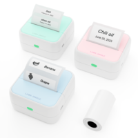 Mini Impresora Térmica de Etiquetas de 2 Pulgadas, Inalámbrica, Bluetooth, Suministro Directo de Fábrica, OEM ODM, para Entusiastas del Bullet Journal