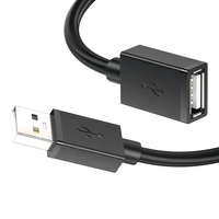 Câble d'extension USB 2.0, Type A mâle vers femelle, matériau durable, transfert de données rapide