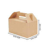 Boîtes d'emballage pour poulet frit en carton ondulé, imprimées, écologiques, en matériaux recyclés, robustes, avec poignée, pour la restauration rapide, vente en gros