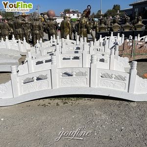 <span class=keywords><strong>Pont</strong></span> de <span class=keywords><strong>jardin</strong></span> décoratif en marbre blanc naturel de style <span class=keywords><strong>japonais</strong></span> - Product Image 1