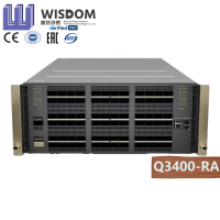 Conmutador NVlDlAs Quantum X800 InfiniBand Q3400-RA 4U con 144 Puertos XDR y 72 OSFP para Computación de Alto Rendimiento, Entrenamiento de IA y Centros de Datos