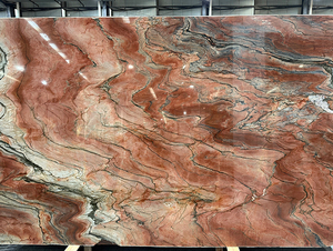 Tự nhiên sang trọng đá <span class=keywords><strong>Granite</strong></span> Đỏ lụa bức tường tabletops sàn chậu rửa bàn ăn - Product Image 5