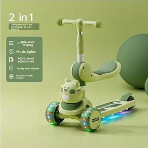 Trottinette électrique à trois roues pour enfants de 1 à 12 ans, garçons et filles, avec capteur antidérapant, en plastique - Product Image 3