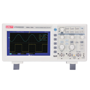 Oscilloscope numérique UNI-T UTD2052CEX+ 50 MHz 2 canaux avec fréquence d'échantillonnage de 1 GSa/s, résolution 8 bits, garantie 1 an - Product Image 1