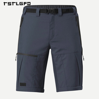 Pantalon technique convertible pour homme, style alpinisme, multi-poches, cordon de serrage réglable, résistant à l'eau