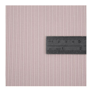 <span class=keywords><strong>Tela</strong></span> de punto elástico de 4 vías teñida natural a rayas con estilo de LICRA de algodón peinado de primera calidad para mallas y capas base para niños - Product Image 6