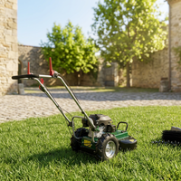 Débroussailleuse autotractée à essence haute puissance KONTORY KPT560S-PRO, tondeuse à gazon manuelle, coupe-herbe professionnel DIY