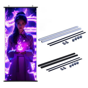 Polyester suspendu défilement affiche couleur personnalisée Anime films publicité Promotion affiche bannière mur défilement - Product Image 3