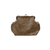 Sac à bandoulière vintage de haute qualité pour femme avec fermoir Kiss Lock, intérieur amovible, bandoulière détachable, imprimé tendance