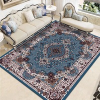 Style persan Super doux tapis imprimé flanelle rustique pas cher hôtel tapis tapis pour hôtels