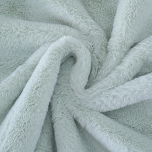 Супер Мягкий тяжелый искусственный мех кролика Гладкий 100% полиэстер 15 мм мех для женщин пальто зимняя куртка модный аксессуар - Product Image 1