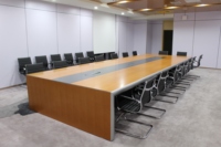 Organisateur de directeur général en bois de conception moderne bureau de PDG pour bureau à domicile ou postes de travail table de réunion à prix d'usine