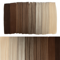 Extensions de cheveux Genius Weft de qualité salon Honor, double trame, cheveux Remy alignés dans le sens des cuticules, cheveux européens, toutes les couleurs disponibles
