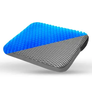 Cuscino per Sedile Auto e Sedia da Ufficio Personalizzato Saien Factory, <span class=keywords><strong>Gel</strong></span> Rinforzato a Nido d'Ape per <span class=keywords><strong>Cuscini</strong></span> Lombari Lunghi - Product Image 1