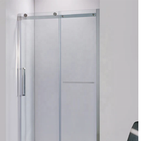 Porte de douche coulissante en verre trempé de 6 mm, 8 mm, 10 mm, porte de douche pliante, écran de douche, porte en verre pour sauna