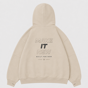 Custom 450GSM Cotton Hoodie Heavyweight French Terry Boxy Thumbhole Cuffs 3D Embroidery Washed <b>Pullover</b> Streetwear <b>Men</b> Hoodie - Product Image 2