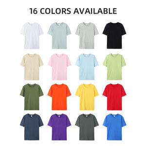 Hic của nam giới quá khổ 100% cotton T-Shirts Drop vai ngắn tay Áo trọng lượng nhẹ với biểu tượng tùy chỉnh in thiết kế - Product Image 2