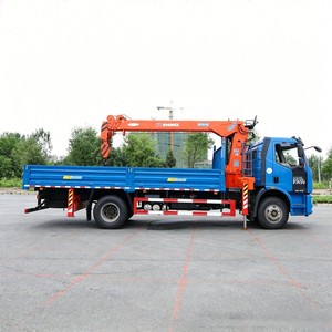 Camion grue télescopique FAW JH6 10 tonnes 12 tonnes 4x2 à flèche droite pour levage lourd - Product Image 3