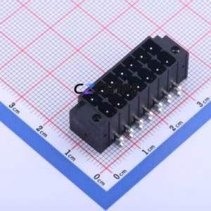 KF2EDGSRMG-3.5-2*7P Plug-in Terminal Block Bent Lead Through Hole,P=3.5mm Board-to-Board / Socket Closed Screw Fixing 2x7P 3.5mm - Product Image 1