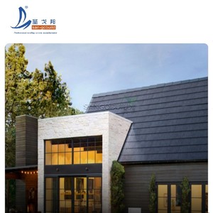 Alliage d'aluminium et de manganèse Ardoise De Toiture Synthétique Carreau de toiture écologique Alternative pour bâtiment écologique - Product Image 1