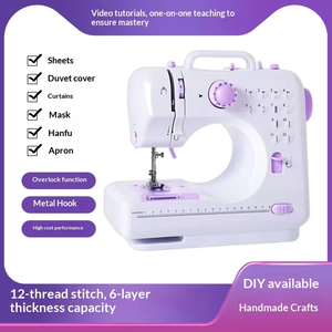<span class=keywords><strong>Machine</strong></span> à <span class=keywords><strong>coudre</strong></span> domestique multifonctionnelle 505A à point noué, à commande au pied, entièrement automatique, pour tissus épais - Product Image 5