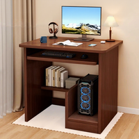 Plateau de clavier pour bureau d'ordinateur en bois massif, design compact, pour chambres, petits appartements, étudiants - Modèle A308, Province du Jiangsu