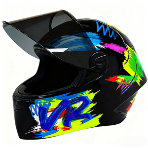 Casques de moto <span class=keywords><strong>pour</strong></span> animaux de compagnie VIRTUE, nouveaux, bleus, améliorés, en ABS, mini, mignons, avec doublure en mousse - <span class=keywords><strong>pour</strong></span> chats, chiens et petits animaux, sécurité, design adorable - Product Image 3