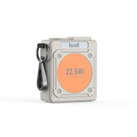 Budi Batterie Externe Sans Fil à Charge Rapide 22,5 W 10000 mAh avec Entrée Type-C, Fonctionnalités LED, Support Téléphone et Prise Secteur – Meilleure Vente