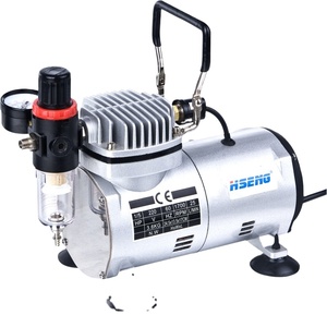 Bộ trang điểm chuyên nghiệp đa năng AS18K--2 1/6hp, máy phun sơn khí nén Chocolate với động cơ piston, bạc đạn, làm mát bằng khí - Product Image 3