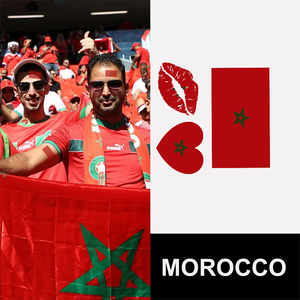Autocollant de tatouage de drapeau national, kit de tatouage temporaire amélioré pour enfants et adultes, <span class=keywords><strong>Coupe</strong></span> <span class=keywords><strong>du</strong></span> <span class=keywords><strong>monde</strong></span> de football, fête, défilé - Product Image 3