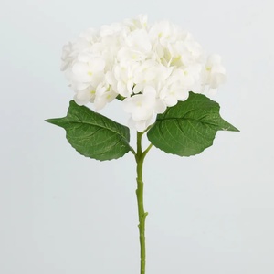 ดอกไฮเดรนเยียสีขาว เขียว ชมพู ฟ้า ขนาดใหญ่ หรูหรา ขายส่ง ดอกไม้ประดิษฐ์สัมผัสเหมือนจริง สำหรับงานแต่งงาน - Product Image 1