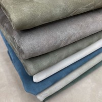 Cuir Nubuck Givré en Gros, Tissu de Revêtement en Cuir Naturel Suédé Doux, Peau de Vache pour Sièges de Voiture