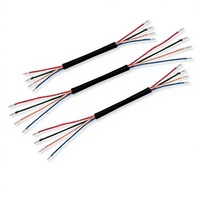 Fil émaillé pour casque audio, diamètre extérieur 12 mm, modèle 8*0.08, double/quatre/huit conducteurs, gaine PVC quatre conducteurs 8*0.08, vente en gros