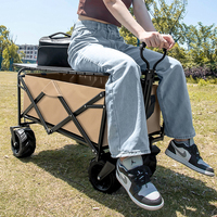 Mobilier d'extérieur pliable portable en acier robuste pour la plage, le camping et le jardin.