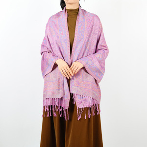 <strong>Paisley</strong> <strong>Pashmina</strong> <strong>Scarf</strong> for Woman Ethnic Vicose Elegant Hijab Shawl Dress Decoration Soft Good Quality Custom <strong>Pashmina</strong> Shawl - Product Image 4